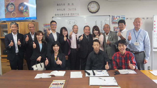 TVQ九州放送取材用朝礼（2019年7月5日収録）