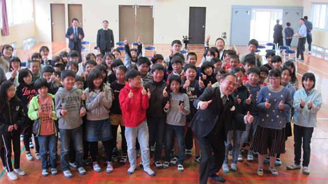 国東市立武蔵東小学校よっしぃキヨマツ特別授業（2019年11月14日）